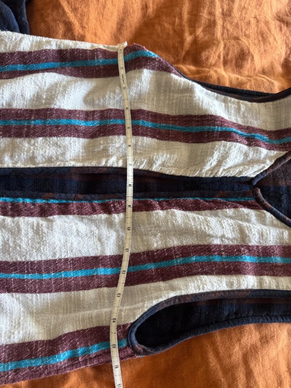 Ace&Jig Reversible Vest in Chore/Fable with Belt, Size XS-S - Picture 12 of 13